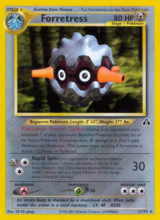Forretress 21/75 Non-Holo Rare - MissingNo.