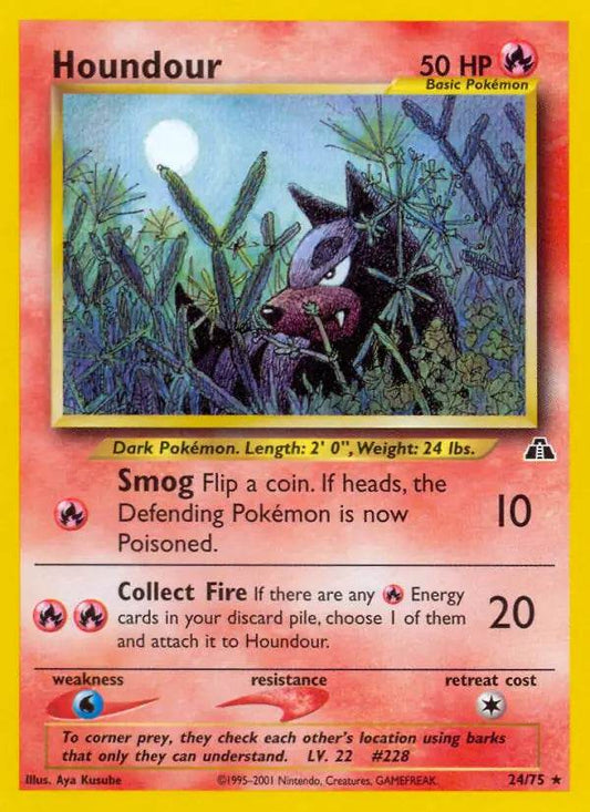 Houndour 24/75 Non-Holo Rare - MissingNo.