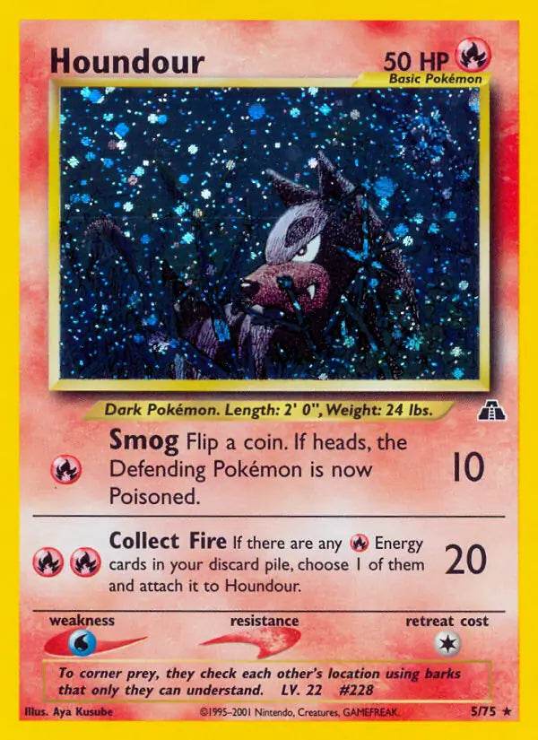 Houndour 5/75 Holo Rare - MissingNo.