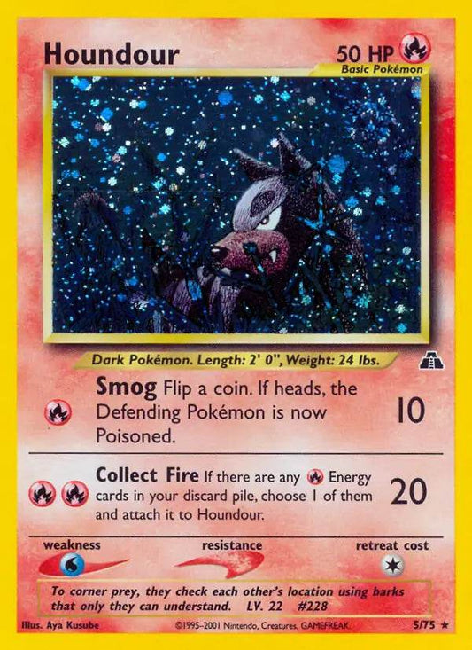 Houndour 5/75 Holo Rare - MissingNo.