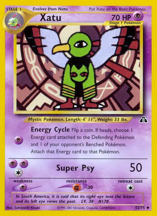 Xatu 52/75 Uncommon - MissingNo.