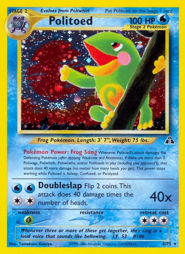 Politoed 8/75 Holo Rare - MissingNo.