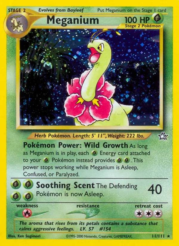 Meganium 11/111 Holo Rare - MissingNo.