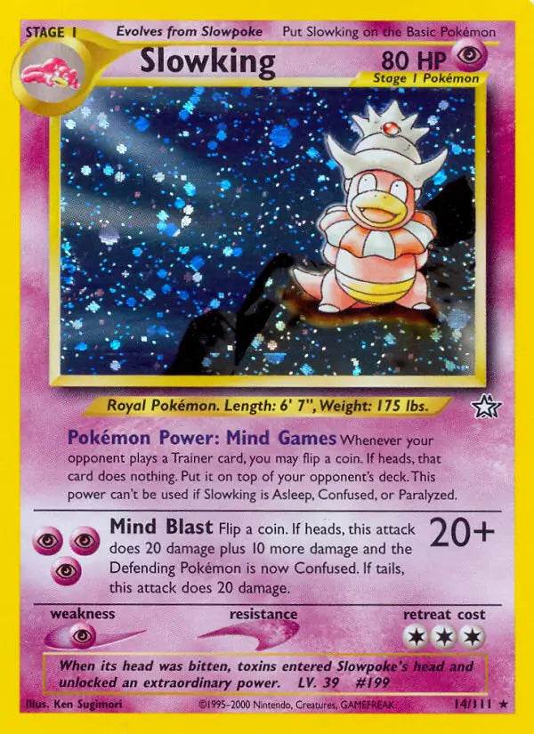 Slowking 14/111 Holo Rare - MissingNo.