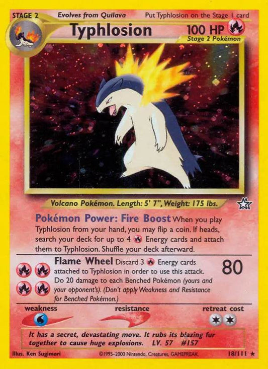 Typhlosion 18/111 Holo Rare - MissingNo.