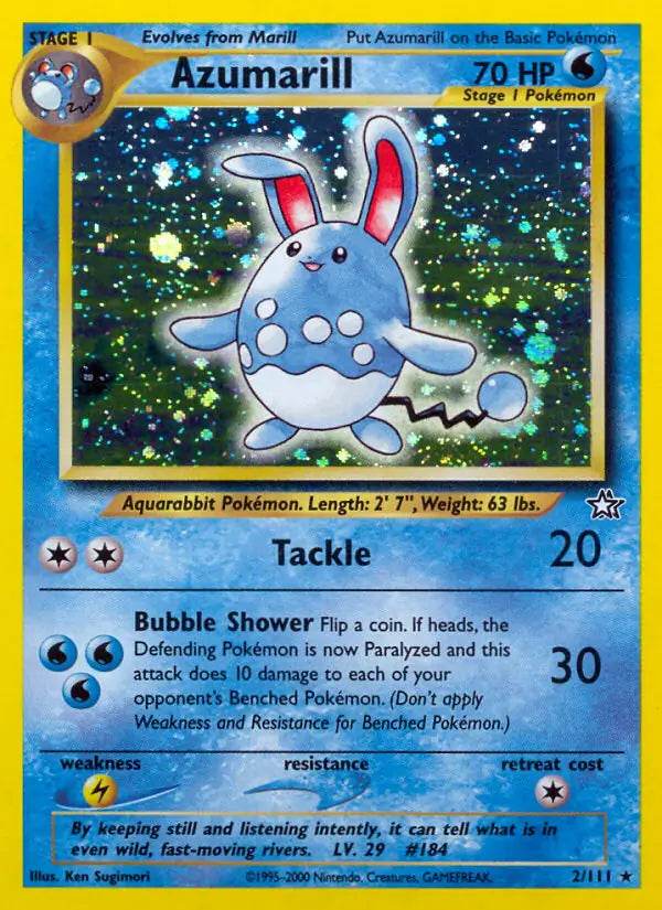 Azumarill 2/111 Holo Rare - MissingNo.