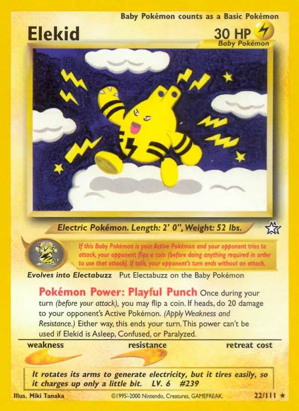 Elekid 22/111 Non-Holo Rare - MissingNo.