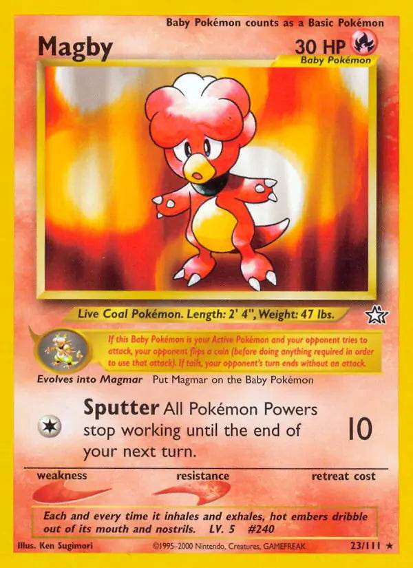 Magby 23/111 Non-Holo Rare - MissingNo.