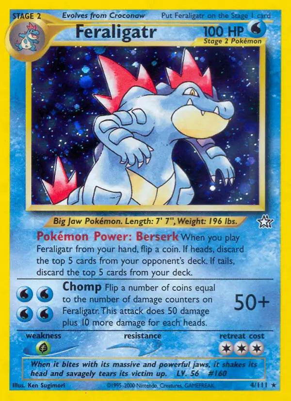 Feraligatr 4/111 Holo Rare - MissingNo.