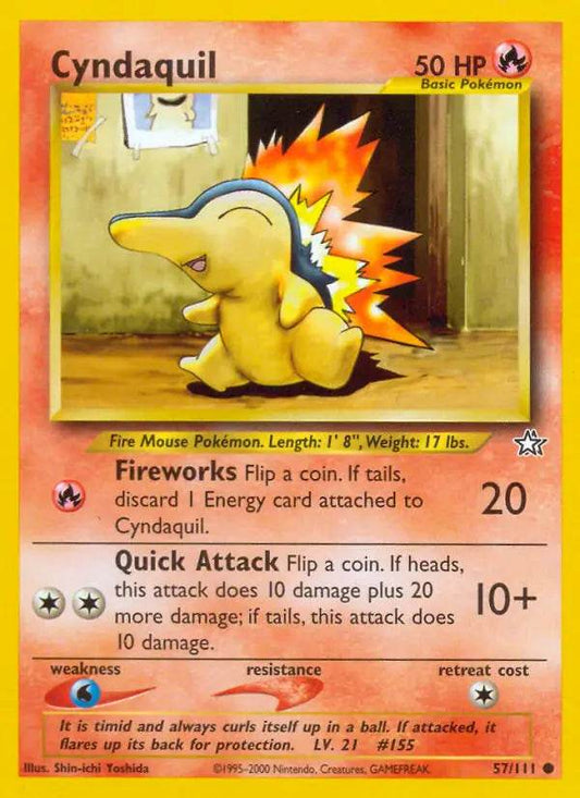 Cyndaquil 57/111 Common - MissingNo.