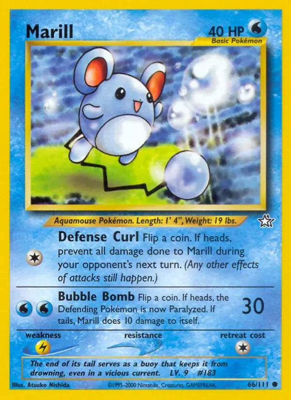 Marill 66/111 Common - MissingNo.