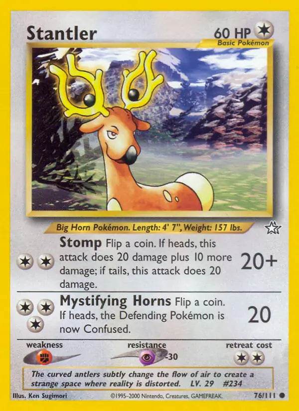 Stantler 76/111 Common - MissingNo.