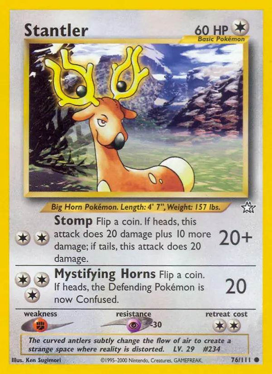 Stantler 76/111 Common - MissingNo.