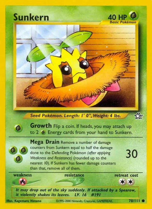 Sunkern 78/111 Common - MissingNo.