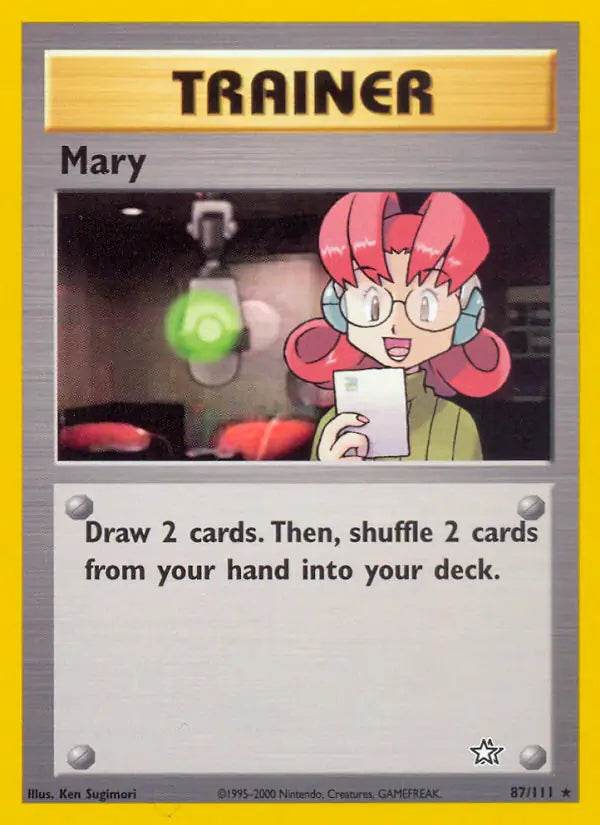 Mary 87/111 Non-Holo Rare - MissingNo.
