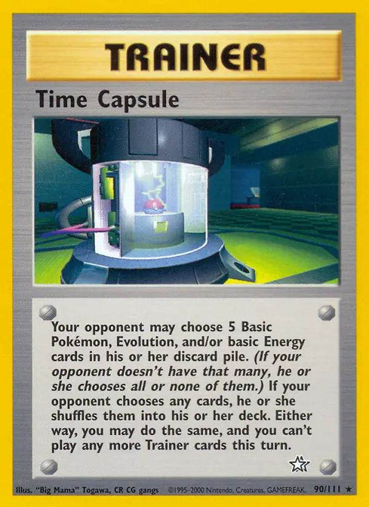 Time Capsule 90/111 Non-Holo Rare - MissingNo.