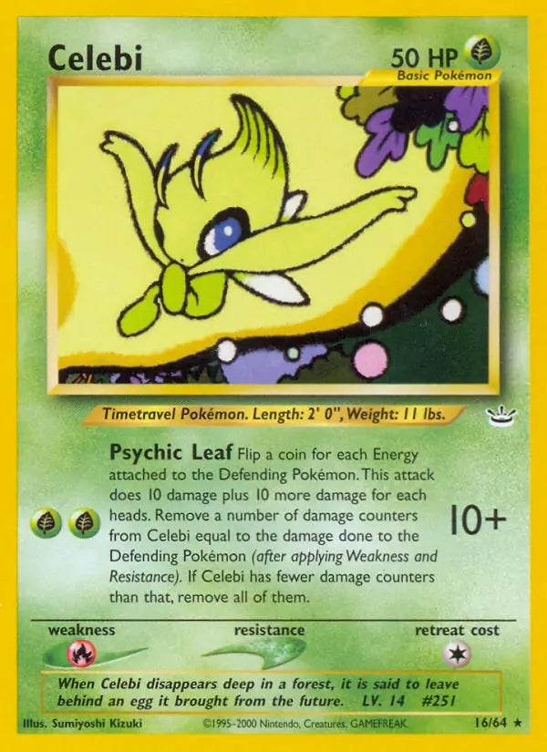 Celebi 16/64 Non-Holo Rare - MissingNo.