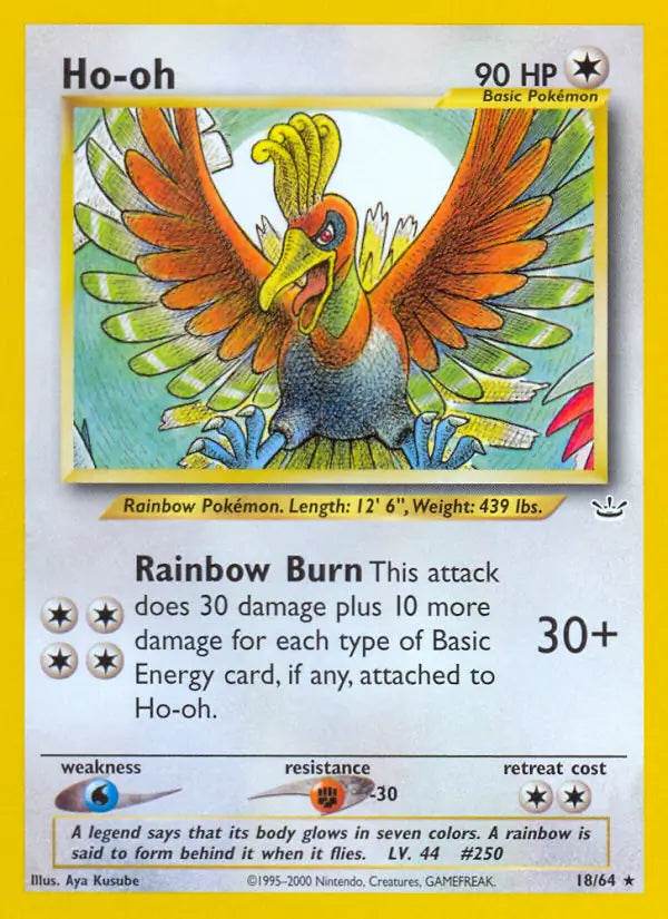 Ho-Oh 18/64 Non-Holo Rare - MissingNo.