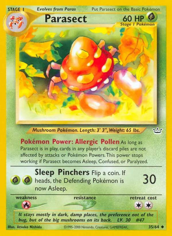 Parasect 35/64 Uncommon - MissingNo.