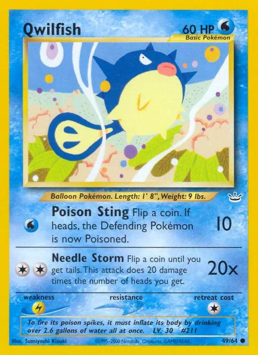 Qwilfish 49/64 Common - MissingNo.