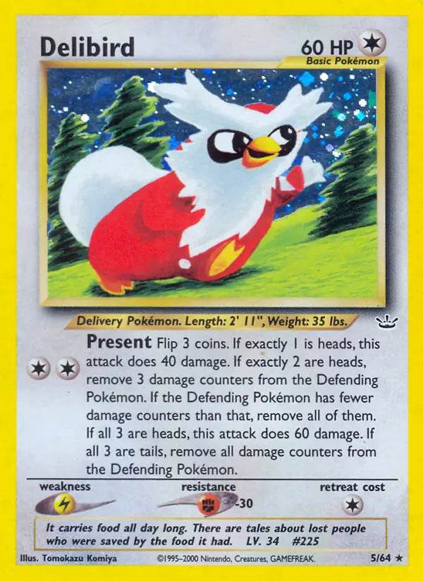 Delibird 5/64 Holo Rare - MissingNo.