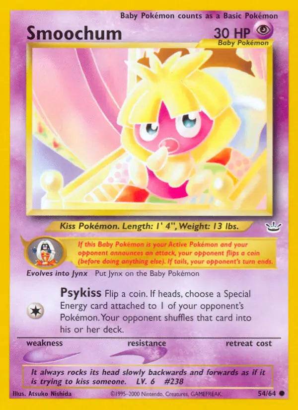 Smoochum 54/64 Common - MissingNo.