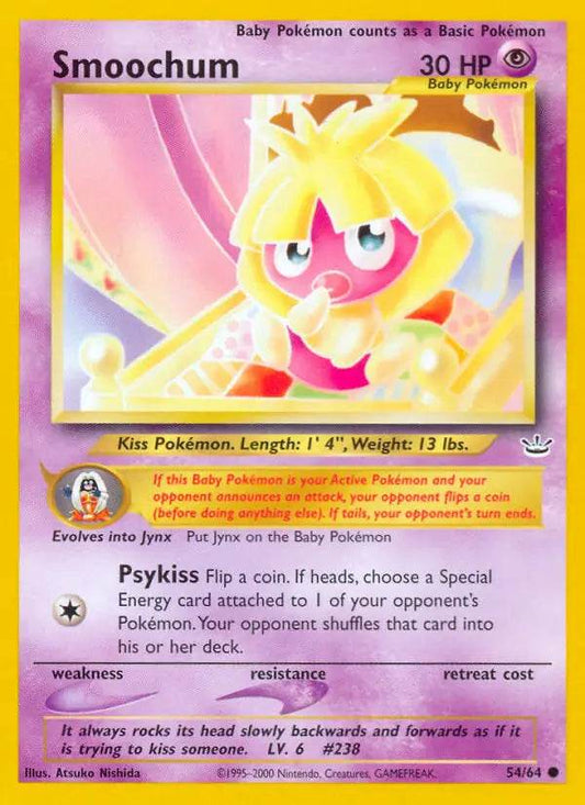 Smoochum 54/64 Common - MissingNo.