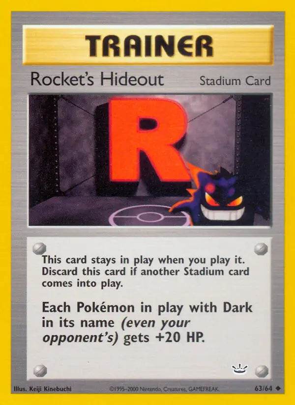 Rocket's Hideout 63/64 Uncommon - MissingNo.