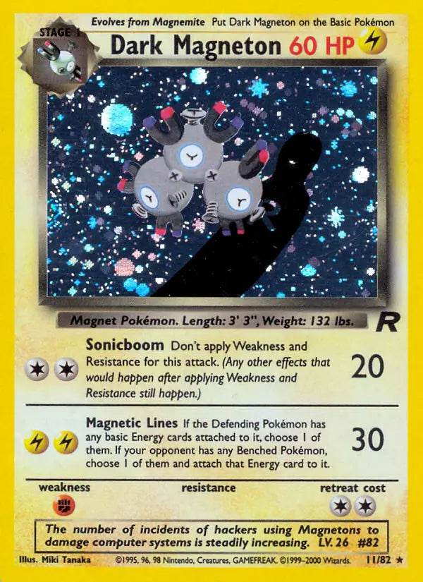 Dark Magneton 11/82 Holo Rare - MissingNo.