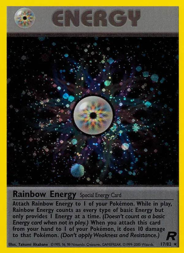 Rainbow Energy 17/82 Holo Rare - MissingNo.