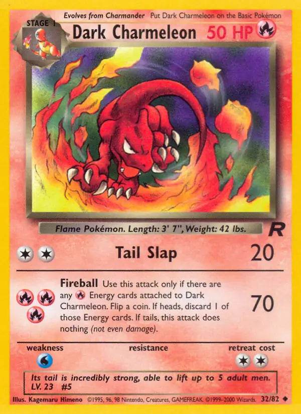 Dark Charmeleon 32/82 W Stamp Kraft Giveaway Exclusive (Australia) - MissingNo.