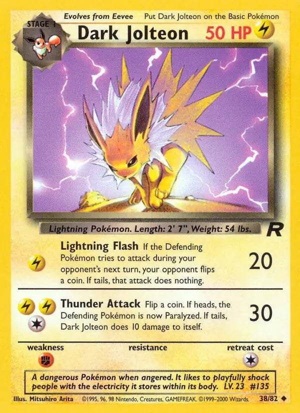 Dark Jolteon 38/82 Uncommon - MissingNo.