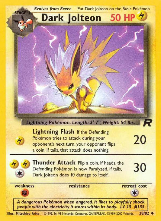 Dark Jolteon 38/82 Uncommon - MissingNo.