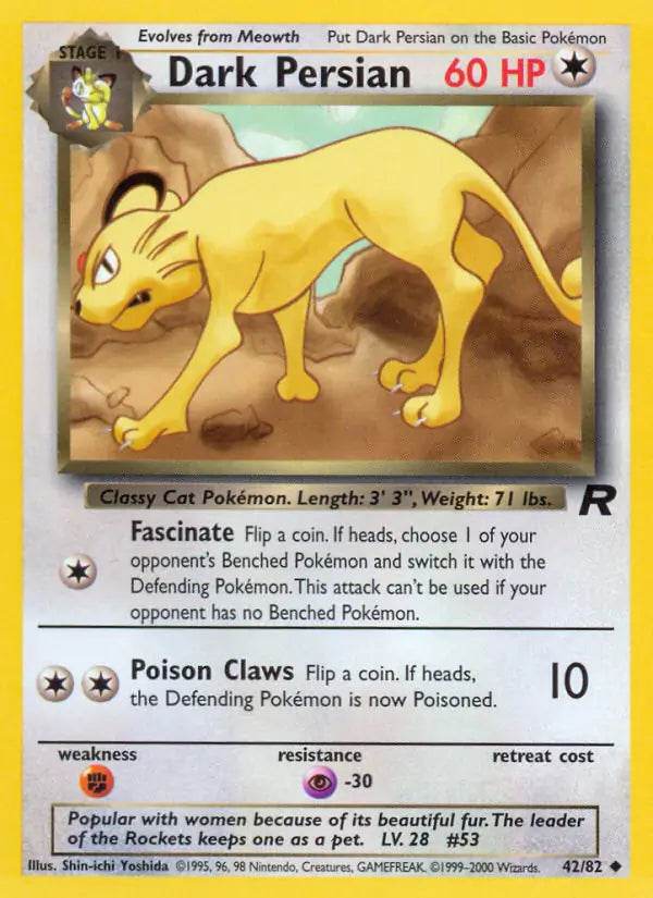 Dark Persian 42/82 Uncommon - MissingNo.