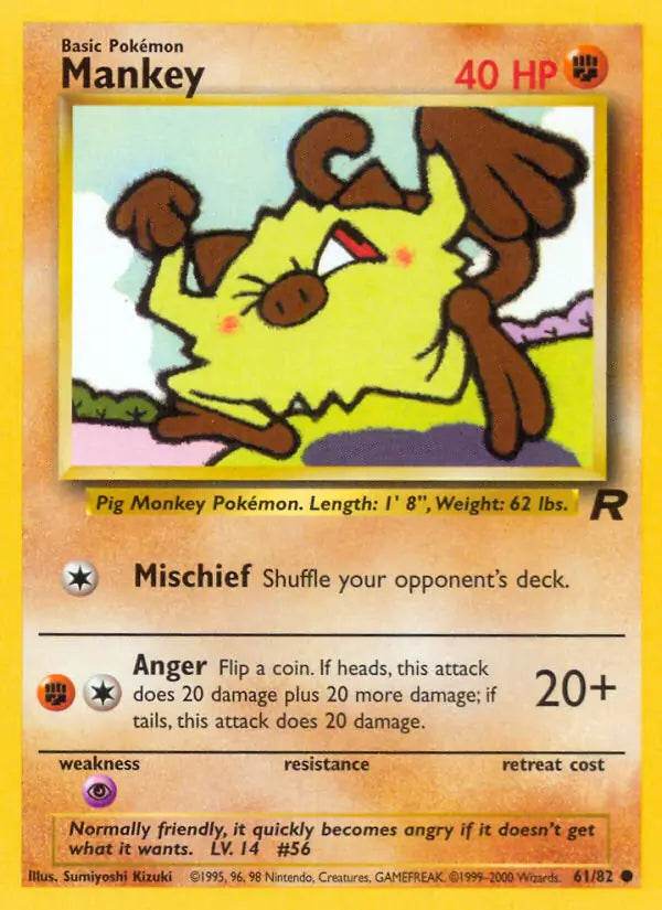 Mankey 61/82 Common - MissingNo.