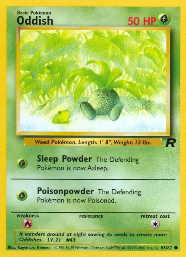 Oddish 63/82 Common - MissingNo.