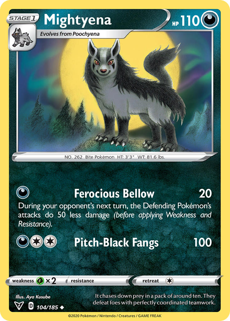 Mightyena 104/185 Reverse Uncommon