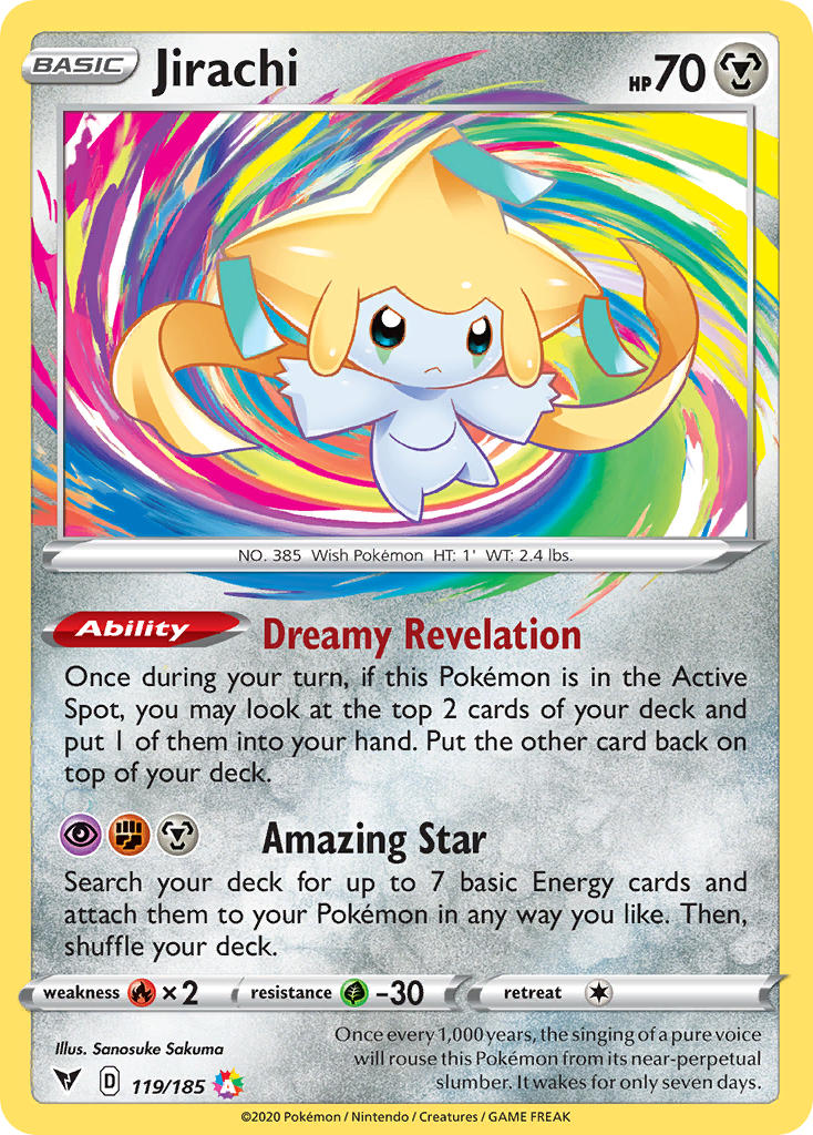 Jirachi 119/185 Holo Amazing Rare