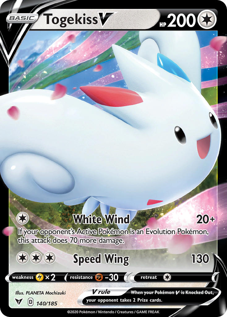 Togekiss V 140/185 Play! Pokémon Stamp Prize Pack Series 1 Exclusive