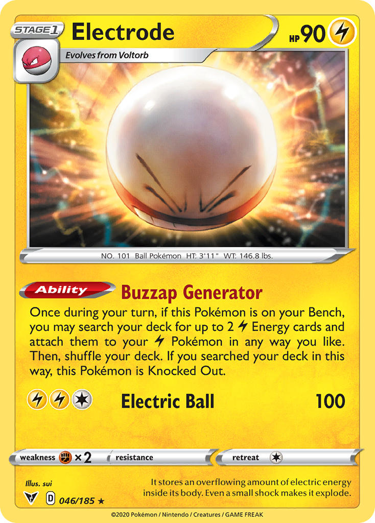 Electrode 046/185 Holo Rare - MissingNo.