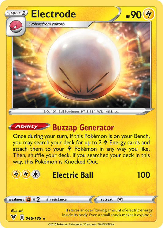 Electrode 046/185 Reverse Rare - MissingNo.