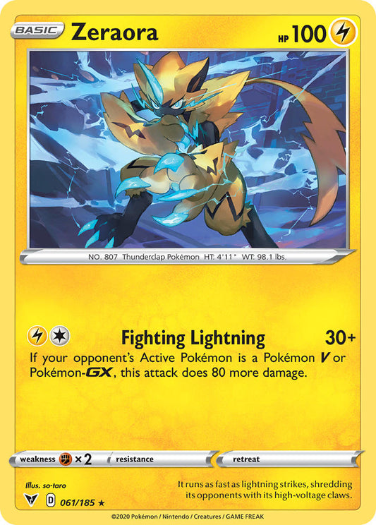 Zeraora 061/185 Holo Rare - MissingNo.