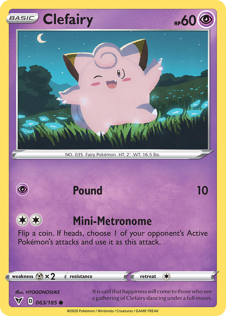 Clefairy 063/185 Common - MissingNo.