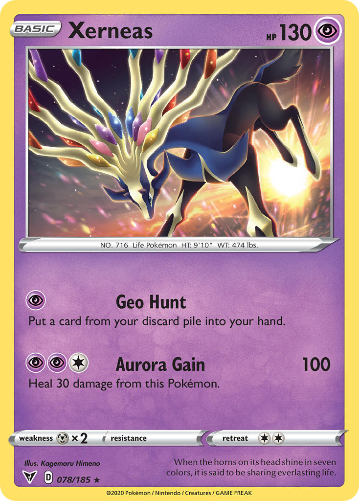 Xerneas 078/185 Reverse Rare - MissingNo.