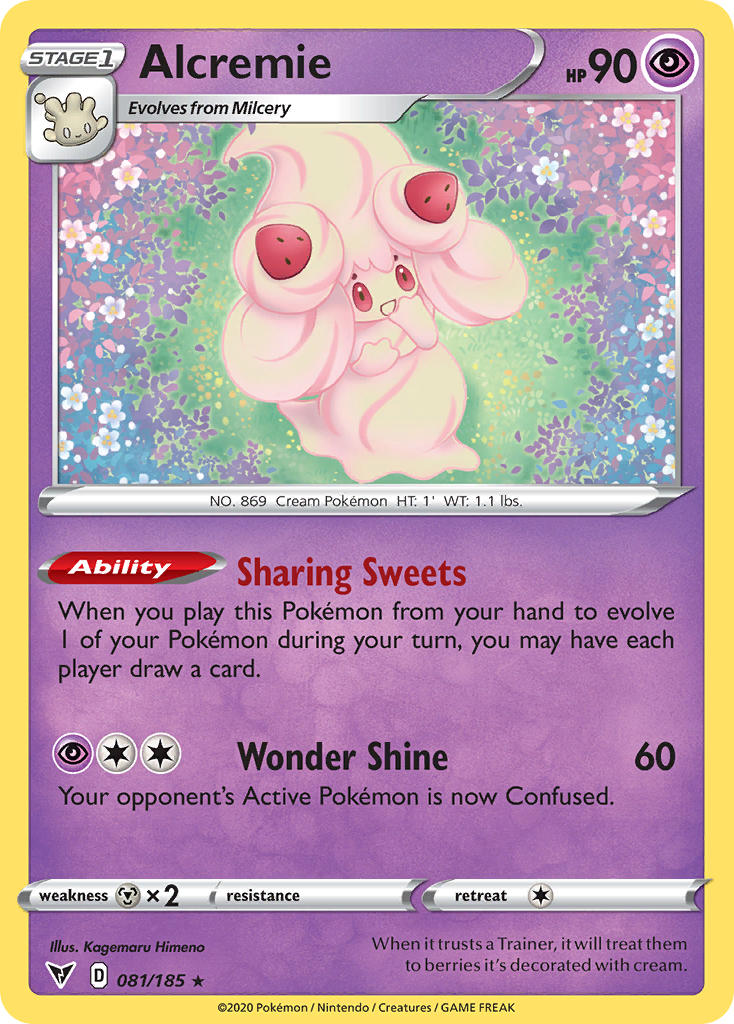 Alcremie 81/185 Non-Holo Rare