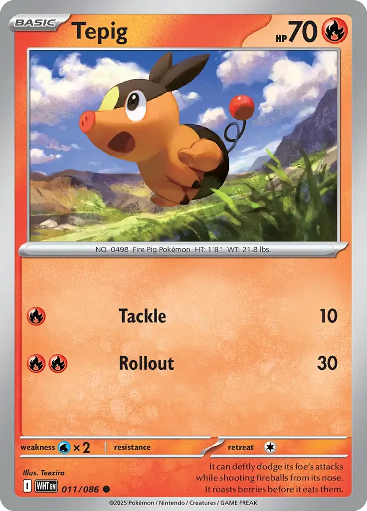 Tepig 11/86 Common