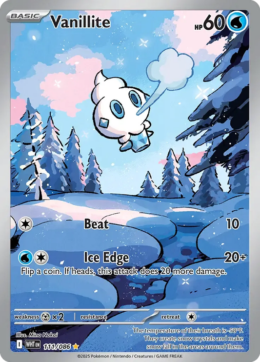 Vanillite 111/86 Illustration Rare