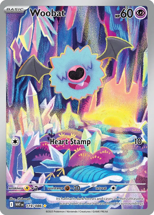 Woobat 119/86 Illustration Rare
