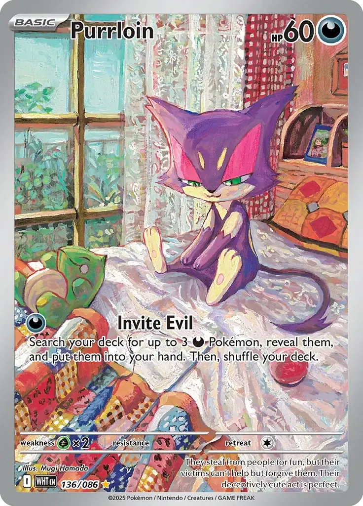 Purrloin 136/86 Illustration Rare