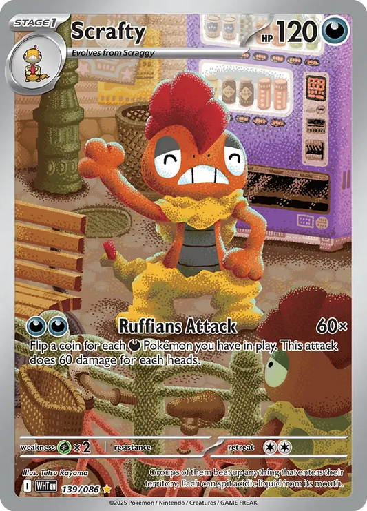 Scrafty 139/86 Illustration Rare